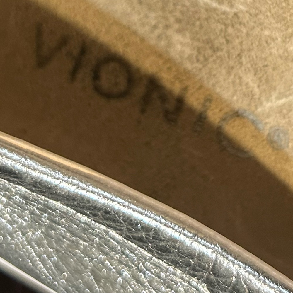 Vionic Uptown Penny Loafer Silver Metallic Leather Comfort Shoes Size 8 - Picture 6 of 10